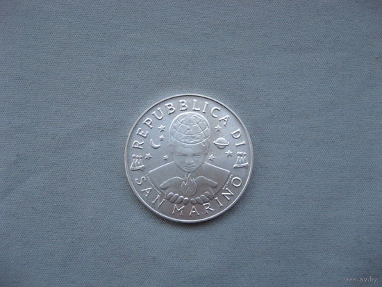 Сан-Марино 5000 лир 1999 год  Исследование от 1 рубля без минимальной цены
