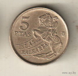 Испания 5 песета 1997 Балеарские острова