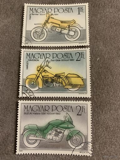 Венгрия 1985. Мотоциклы