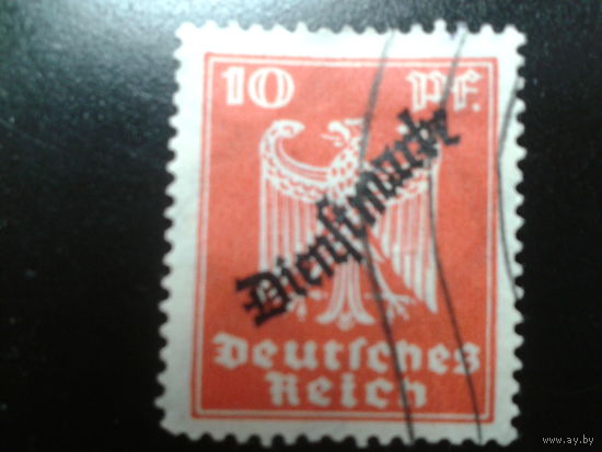 Германия 1924 надпечатка