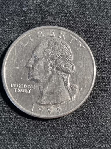 США 25 центов 1995 P