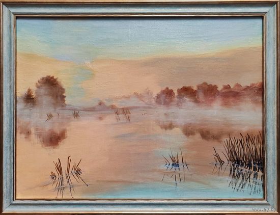 Картина Гончарова О. "Утренний туман". 40х55см. х.м.