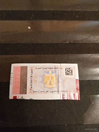 Египет акцизная марка на табак герб (5-1)