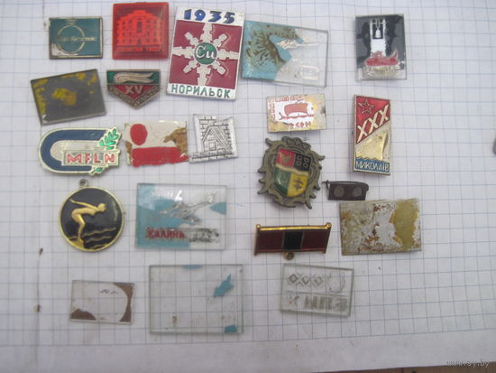 Лом значков/2 с рубля!