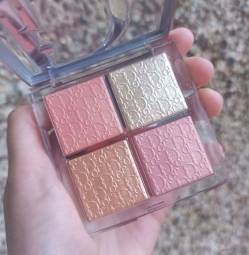 Dior Backstage Glow Maximizer Palette 003 Pearly Peach Glow