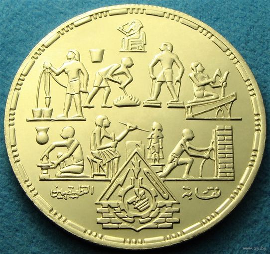 Египет. 5 фунтов 1985 год  КМ#587  "Профессии"  Тираж: 8.000 шт