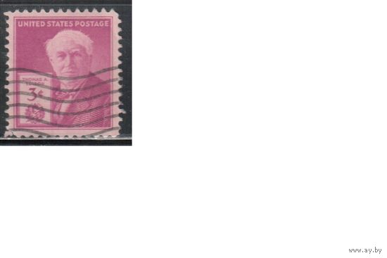 США-1947, (Мих.551), гаш.  , Личности, Эдисон  (одиночка),