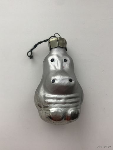 Елочная игрушка Бегемотик.