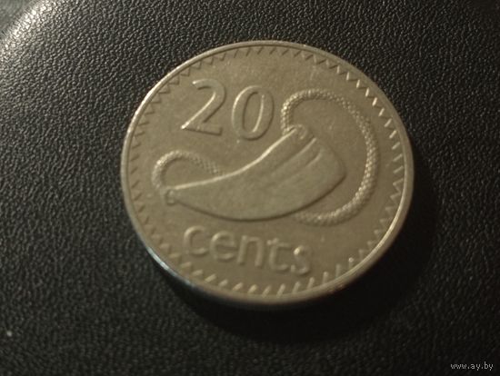 Фиджи 20 центов 1987 г.