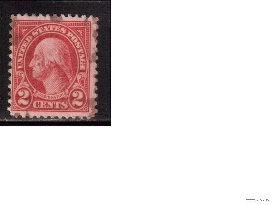 США-1922,(Мих.263F)  * , перф. 11 - 10 1/2, Стандарт, Личности, Президенты, Вашингтон(3)