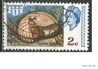 Фиджи. Молюск Наутилус. 1968г. Mi#214.