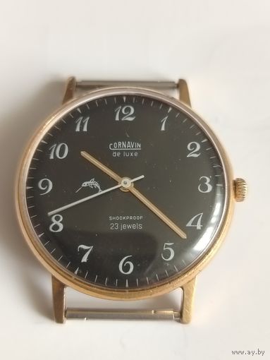 ЧАСЫ СORNAVIN DE LUXE  ПОКРЫТИЕ 22K (900 ПРОБА)