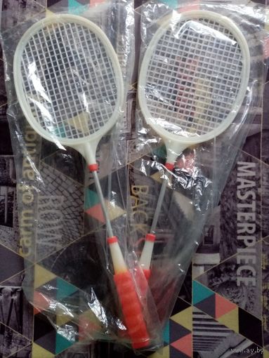 Две ракетки теннисные или для бадминтона тенниса СССР клеймо одним лотом