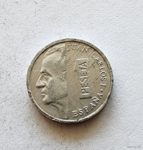 Испания 1 песета, 1989