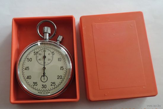 Секундомер СССР. Исправный.