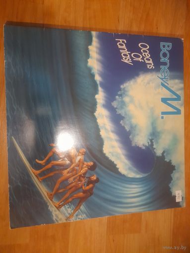 BONEY M  " OCEANS OF FANTASY" 1979  LP+POSTER GATEFOLD,  GERMANY HANSA 200888 320 -/EX