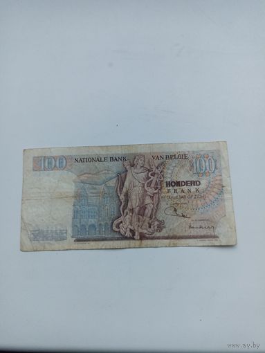 Бельгия 100 франков 1971 год