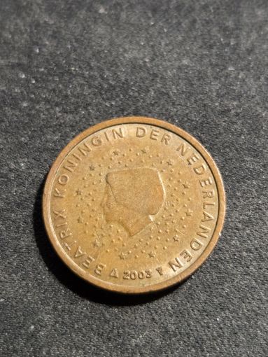 Нидерланды 2 евроцента 2003