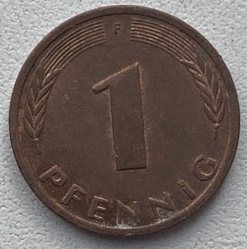 Германия 1 пфенниг 1989 г. F