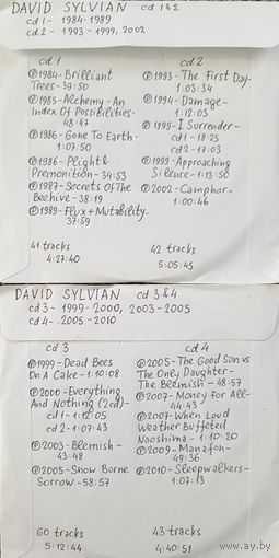 CD MP3 дискография David SYLVIAN - 4 CD
