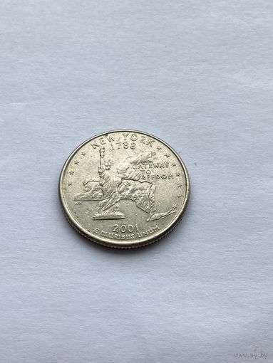 25 центов 2001 г. Нью-Йорк, США