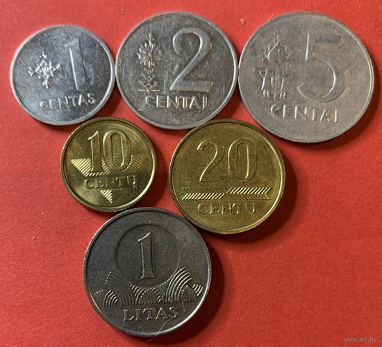 Литва, 6 монет