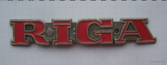 Шильдик мопед RIGA