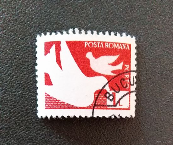 Марка Румыния 1957 год Стандарт