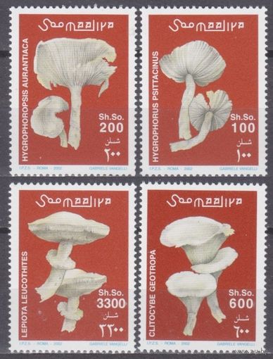 2002 Сомали 962-965 Грибы 18,00 евро