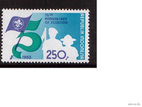 Индонезия-1983,(Мих.1084)  ** , Скаут