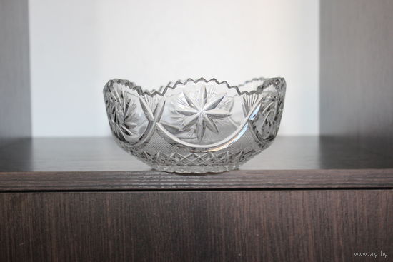 Стеклянная, конфетница, ваза, из СССР.