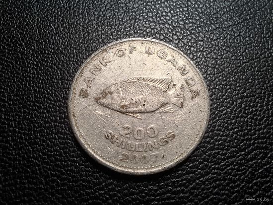 Уганда 200 шиллингов 2007