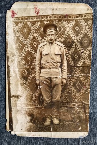 Фото военного. 1919 г. 8.5х14 см
