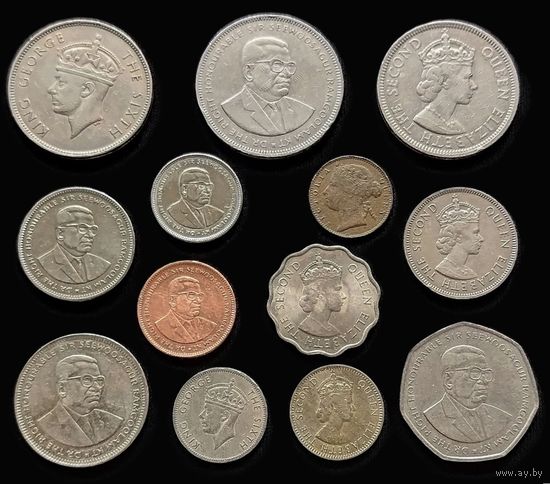 13 МОНЕТ МАВРИКИЙ СБОРКА ( 1897-2012) РЕДКИЙ 1 ЦЕНТ 1897 г.