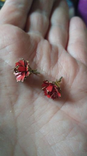 Серьги. Винтики. СССР.