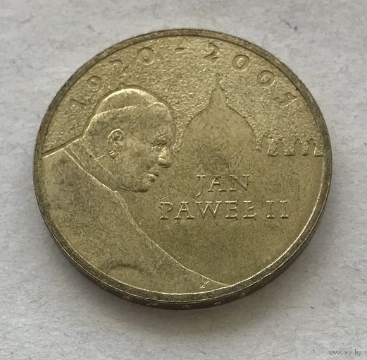 Польша 2 злотых 2005 - Папа римский Иоанн Павел II
