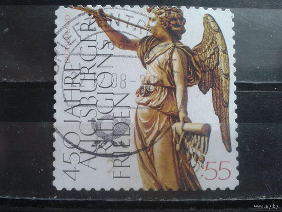 Германия 2008 Ангел Михель-1,0 евро гаш зубцовка 11