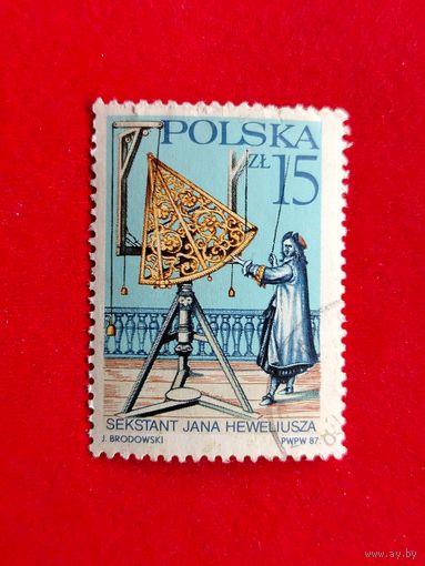 Польша. Известные люди. ( 1 марка ) 1987 года. 10-2.