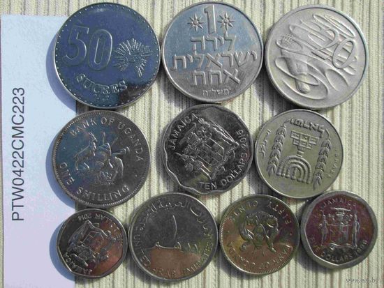 10 монет иностранных
