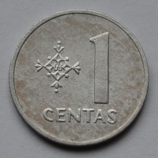 Литва, 1 цент 1991 г.