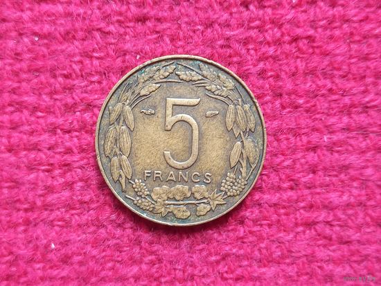 Камерун 5 франков 1958 г.