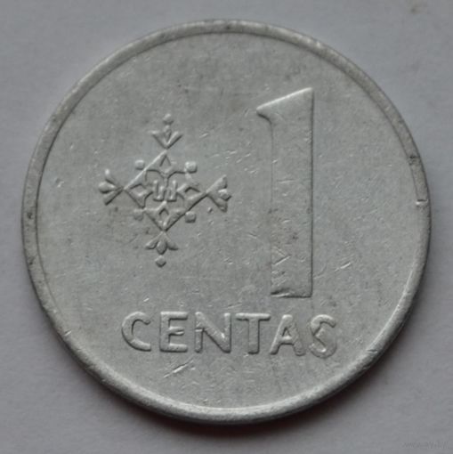 Литва, 1 цент 1991 г.