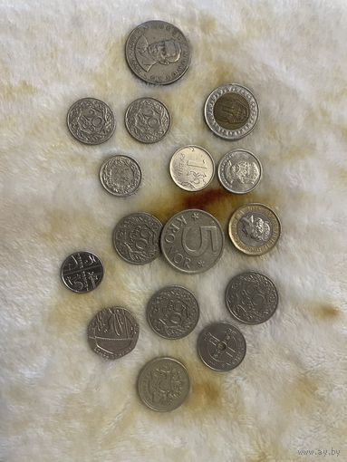 Монеты  одним лотом