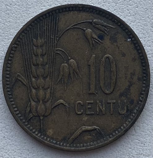 Литва 10 центов 1925 г.