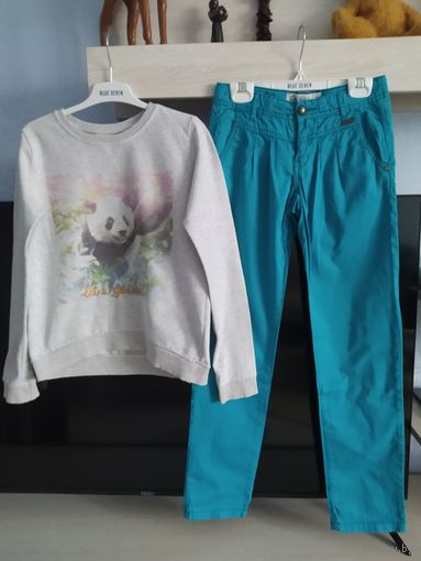 Худи H&M и брюки на 10-11лет/134-146см