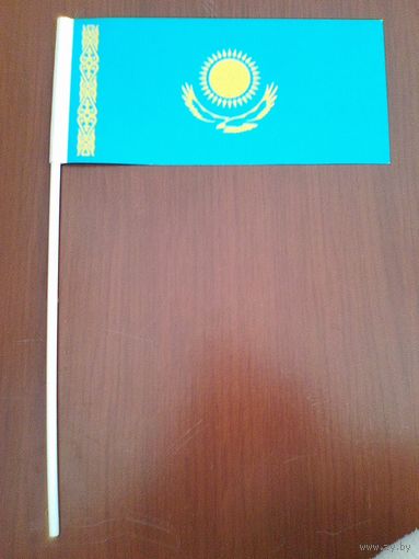 Флажок Казахстана - Размеры 10/20 см.