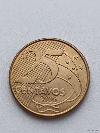 Бразилия. 25 сентаво 2006 года. (4)