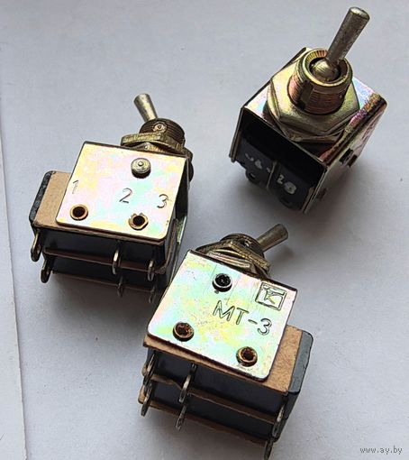 МТ-3. Тумблер 250В, 3А. МТ3 переключатель