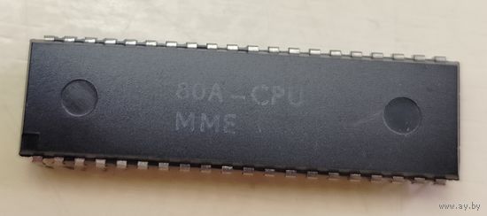 Микросхема MME 80A-CPU  (клон Z80A) в коллекцию