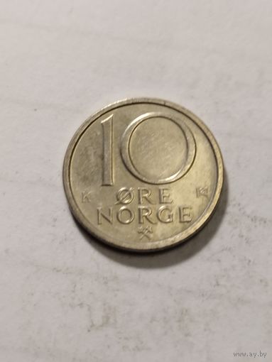 Норвегия 10 оре 1988